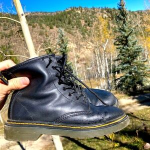 Kids Dr. Martens black boots